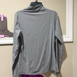 SKIMS Light Gray Long Sleeve Shirt
